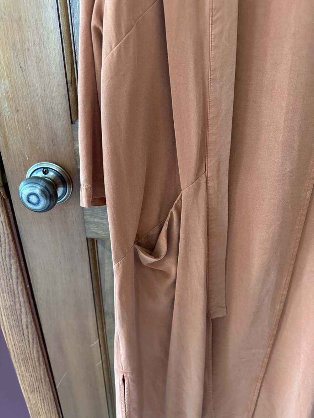 Universal Thread Rust Orange Lightweight Duster - Picture 2 of 5